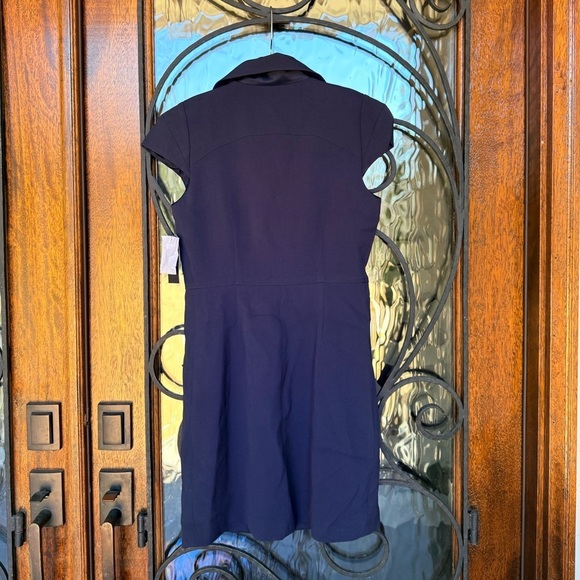 Laundry by Shelli Segal Classic Navy Blue Sleeveless Midi Dress Size 6 - Picture 4 of 4